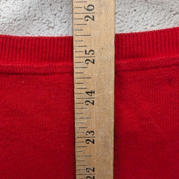 Tommy Hilfiger embroidered sweater red/navy/white size XL - Picture 9 of 11